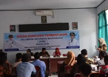 Diskomsantik Pande­glang “Saba” Desa Sosialisasi dan Bentuk KIM
