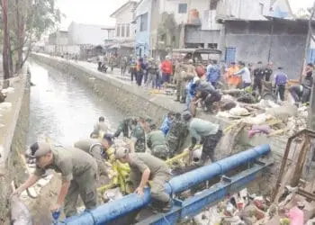 Banjir 294 Titik Kota Tangerang Surut