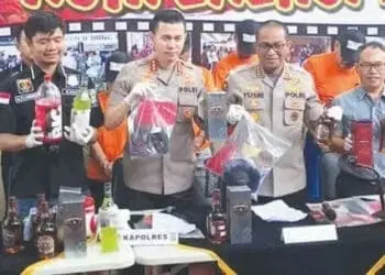 Empat Pengedar Miras Oplosan Diringkus Polresta Bandara Soekarno-Hatta
