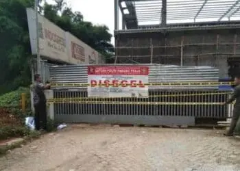 Proyek Gedung BJ Home Dua Kali Disegel Pol PP Belum Kantongi IMB