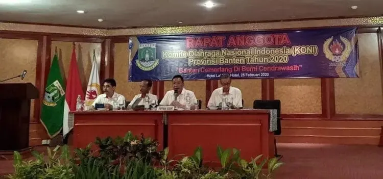 KONI Banten Diminta Bentuk Tim Perumus