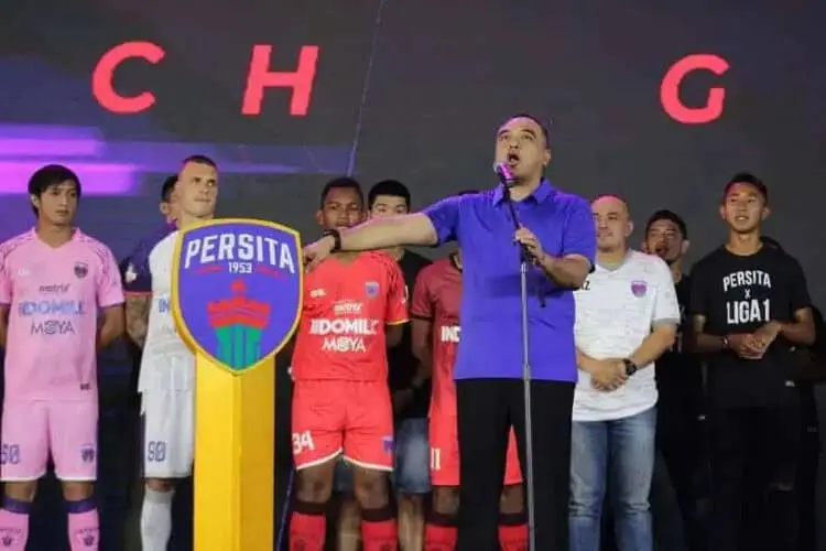 Pakai Logo Baru, Persita Optimis Tembus 10 Besar di Liga 1