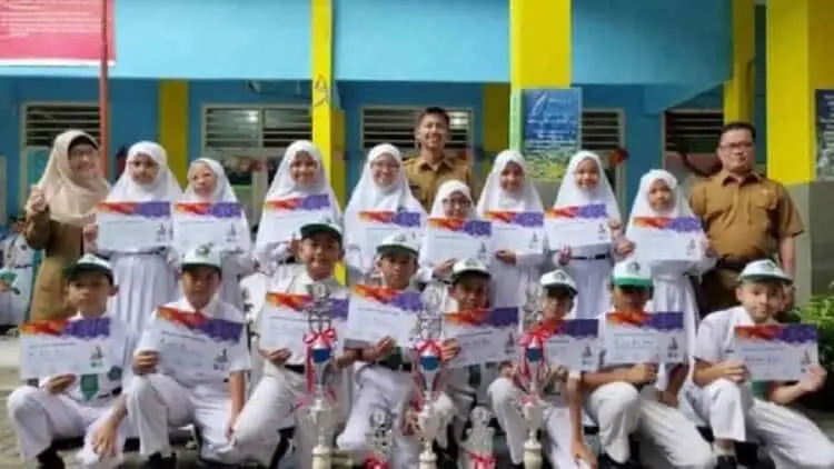 Pelajar MIN 2 Tangsel Raih Juara Pramuka Yaspina Scout Competition