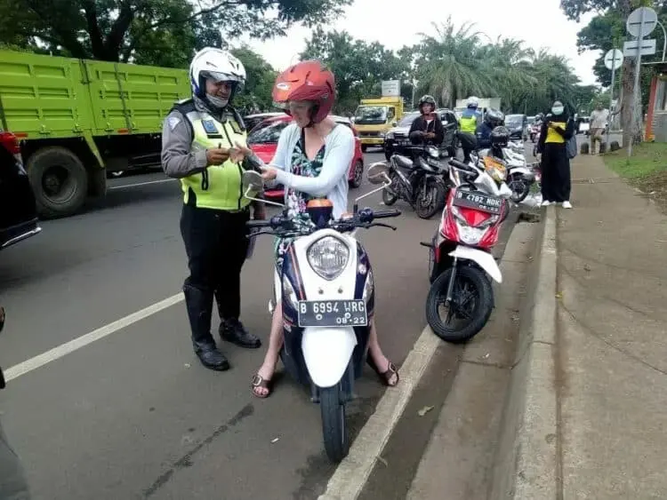 Dua Pekan Razia, 2.150 Kendaraan di Tangsel Kena Tilang