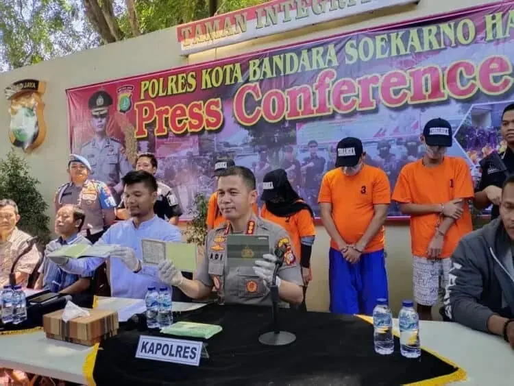Polres Bandara Ungkap Sindikat Jual Beli BPKB Palsu