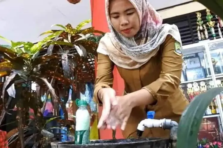 Sekolah di Kota Tangerang Galakkan Gerakan Cuci Tangan