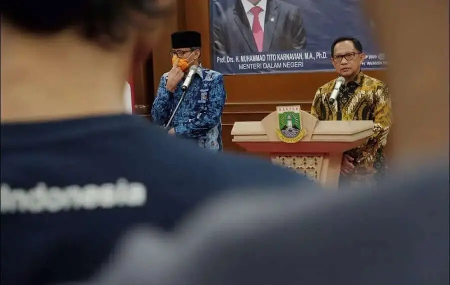 Kunjungan Mendagri Tito ke Banten