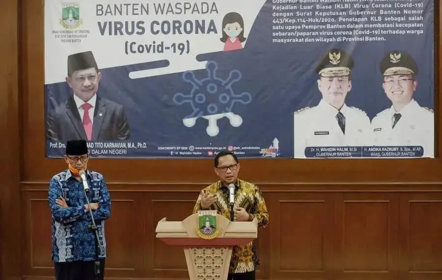 Kunjungan Mendagri Tito ke Banten