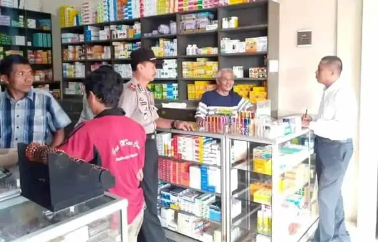 Cari Penimbun Masker, Polres Pandeglang Sidak ke Seluruh Apotek