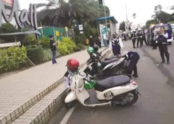 Razia Pengendara Bandel di Kawasan Tangcity Tak Bikin Kapok