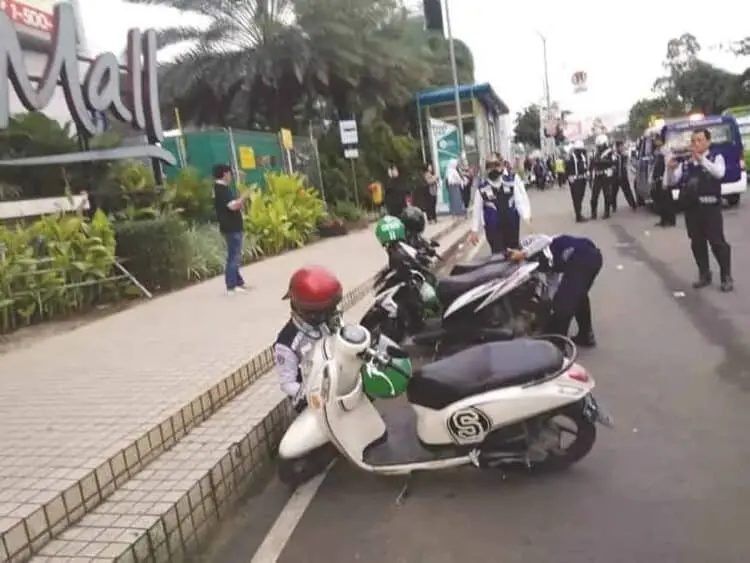 Razia Pengendara Bandel di Kawasan Tangcity Tak Bikin Kapok
