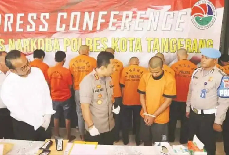 Dua Pekan, Polresta Tangerang Tangkap 23 Pengedar Narkoba