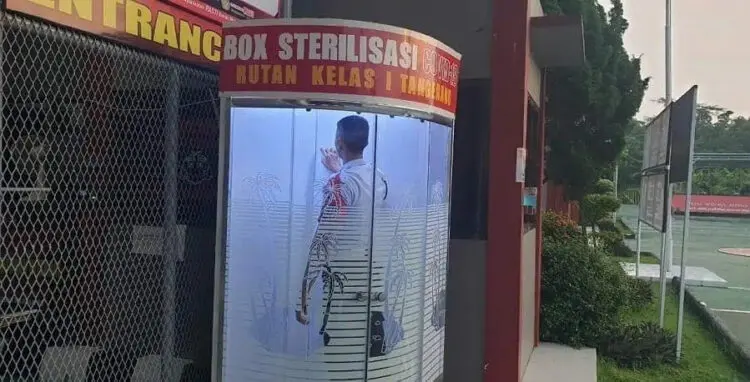Rutan Kelas I Tangerang Sediakan Box Sterilisasi