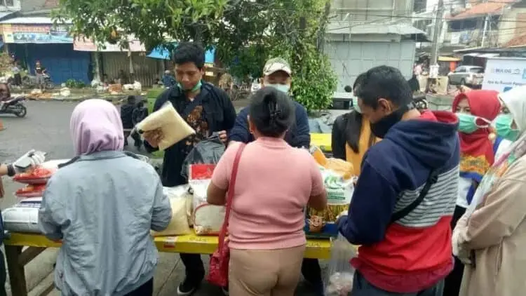Tekan Efek Panik COVID-19, Pemkot Tangerang Gelar Operasi Pasar