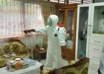 Gubernur WH Minta Dinkes se-Banten Lakukan Penyemprotan Disinfektan