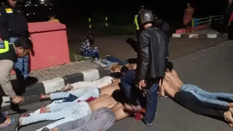 Terlibat Tawuran di Jembatan Merah Kota Tangerang, 3 Pemuda Ditangkap