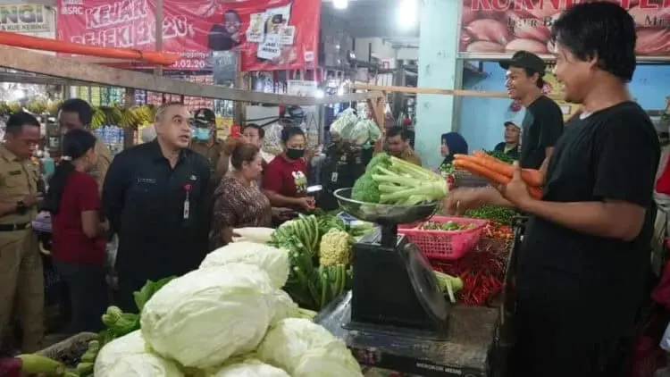 Dampak Corona, Bupati Zaki Cek Kebutuhan Bahan Pokok