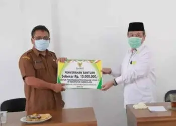 Untuk Penanganan Corona, Baznas Pandeglang Sumbang Rp15 Juta