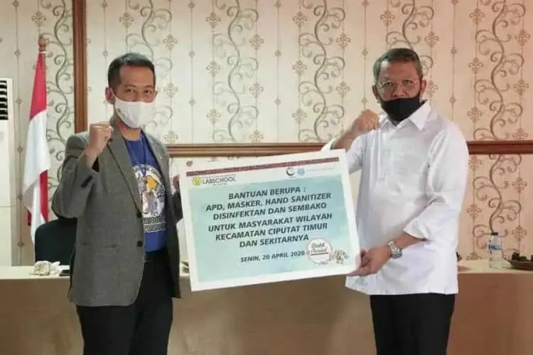 Pemkot Tangsel Terima Bantuan dari Yayasan Edukasi Labschool