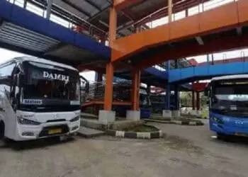 Dampak Covid-19, Terminal Pondok Cabe Sepi Penumpang