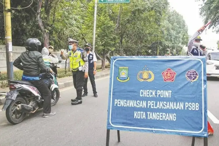 Jelang PSBB Tangerang Raya, Polisi Bentuk Puluhan Check Point