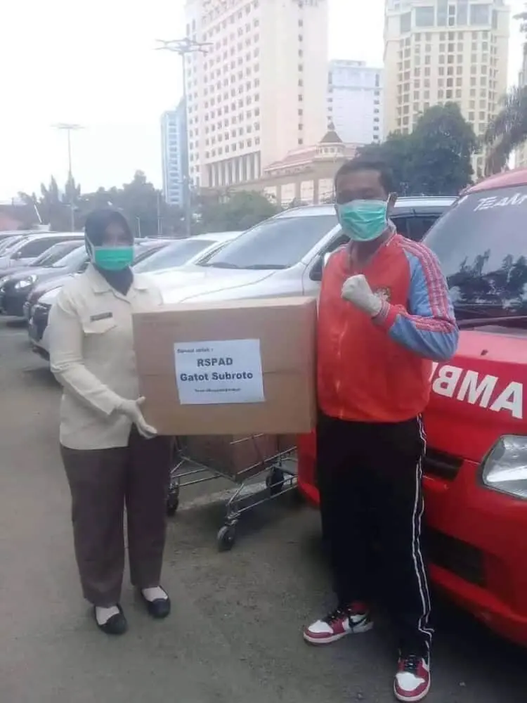 Dosen UPJ Bintaro Produksi Pelindung Wajah
