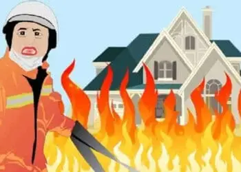 Dua Rumah dan Gudang Batok Ludes Terbakar