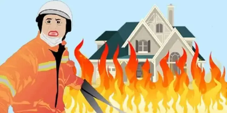 Dua Rumah dan Gudang Batok Ludes Terbakar