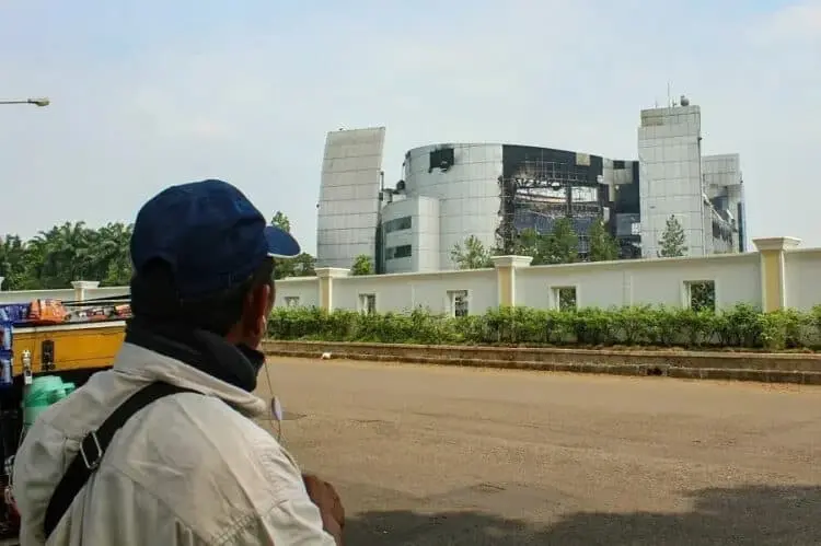 Gereja Basilea Christ Cathedral Terbakar, 85 Persen Bangunan Rusak