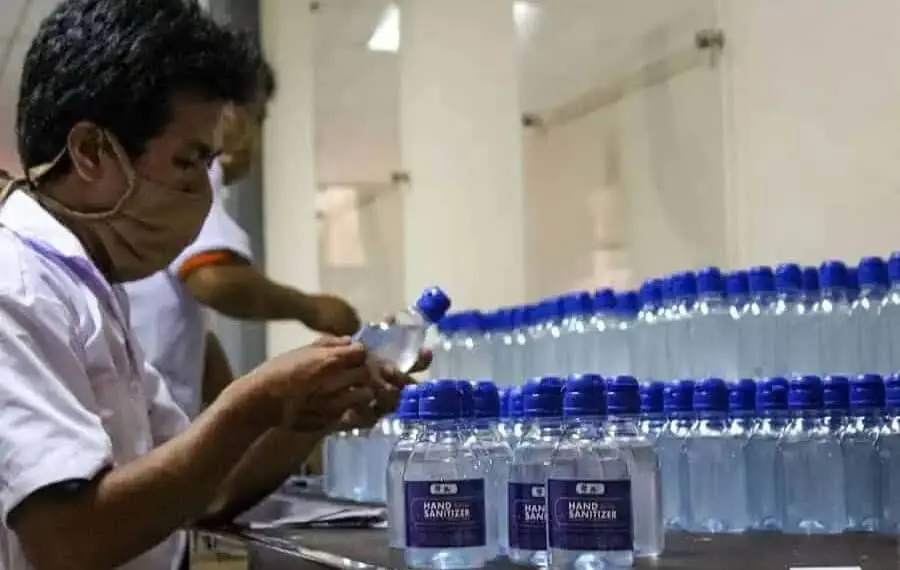 LIPI Produksi Hand Sanitizer