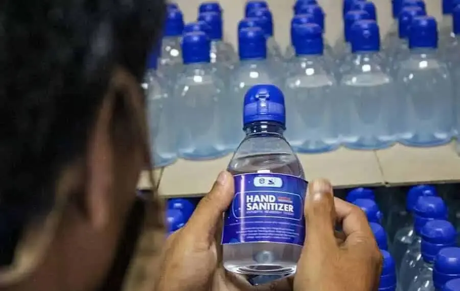 LIPI Produksi Hand Sanitizer