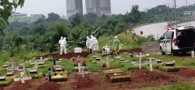 Seorang PDP Warga Tangerang Dimakamkan di TPU Jagabaya