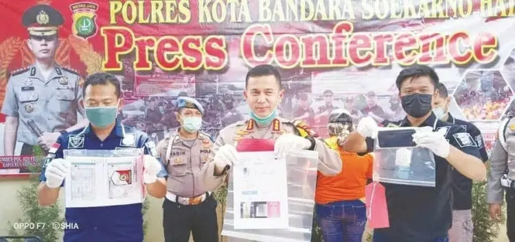 Polres Bandara Bongkar Mahasiswi Penipu Jual Beli Masker Murah