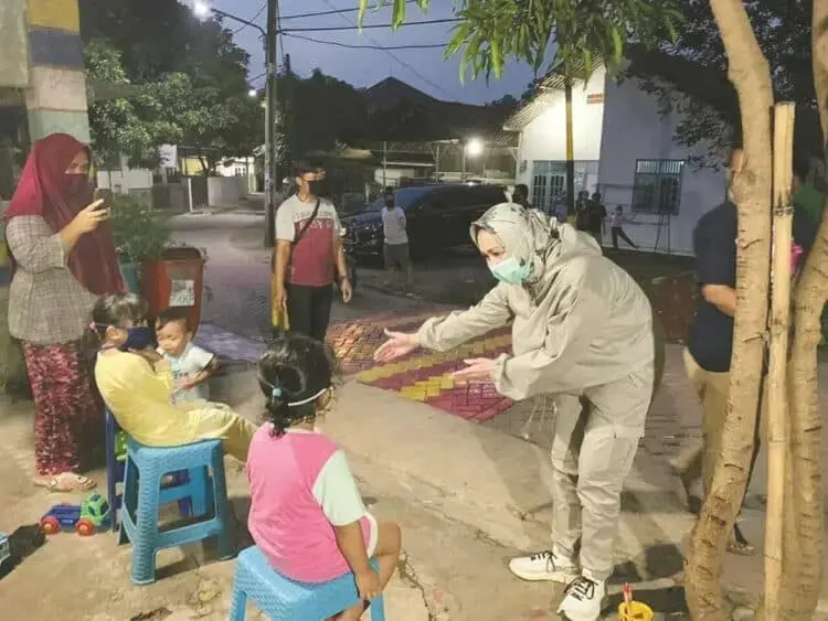 Airin Pergoki Pengendara Mobil yang Langgar Aturan PSBB