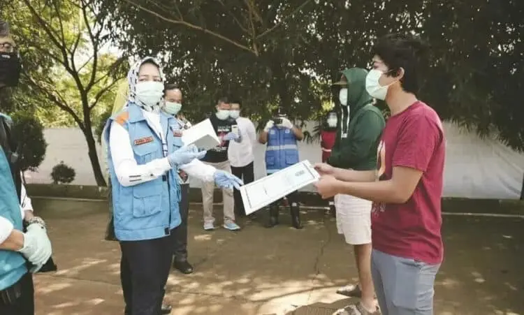 2 ODP dan 1 PDP Warga Tangsel Dipulangkan