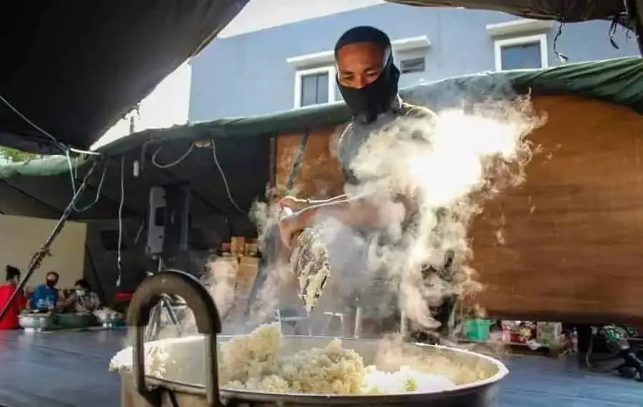 Dapur Umum TNI-Polri dan Pemkot Tangerang