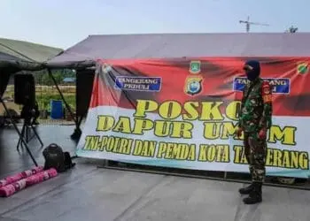 Dapur Umum TNI-Polri dan Pemkot Tangerang