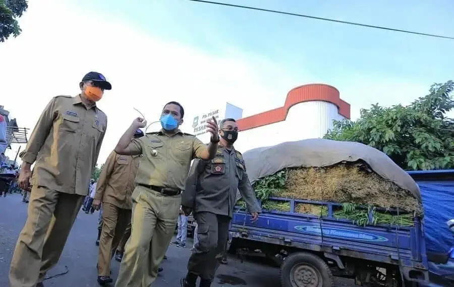 Wali Kota Tangerang Cek PSBB Jilid II