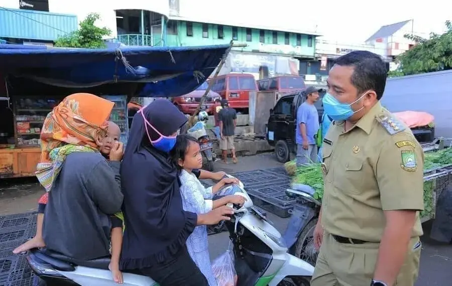Wali Kota Tangerang Cek PSBB Jilid II
