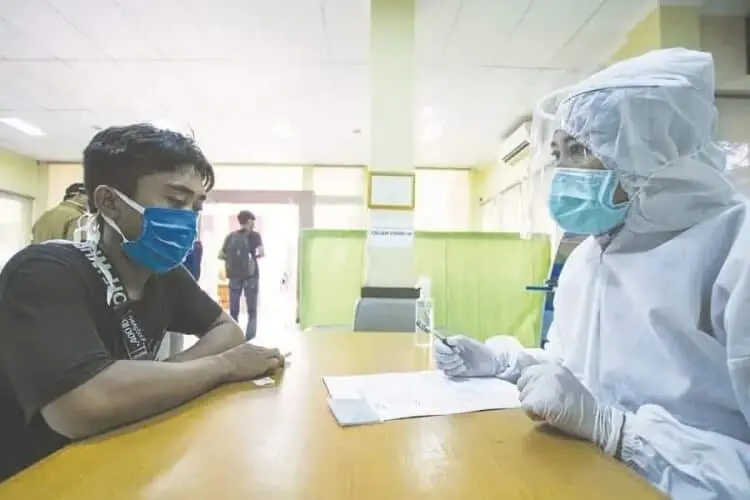 Pelanggar PSBB di Kota Tangerang Dipaksa Rapid Test