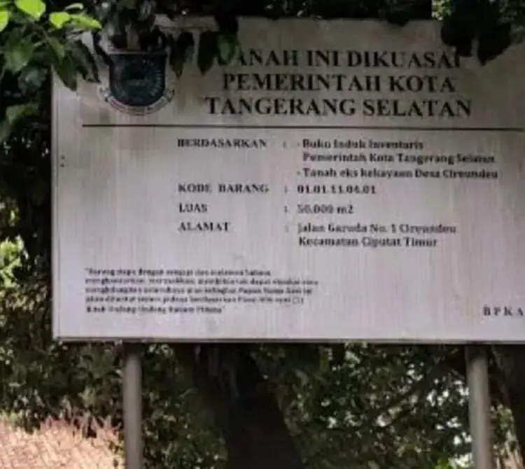 Ribuan Aset Tangsel Masih Bermasalah