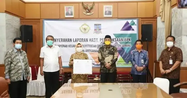 Luar Biasa! Sembilan Kali, Pemkab Serang Raih Opini WTP