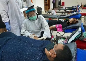 Ratusan Aparat TNI/Polri Gelar Aksi Donor Darah