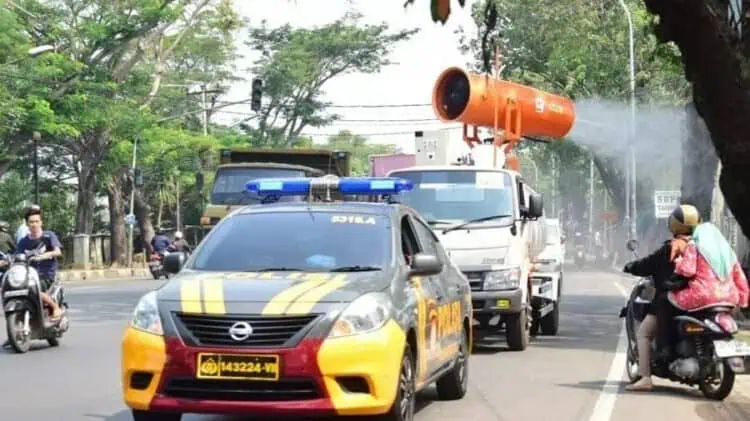 PMI Kota Tangerang Kembali Disinfeksi Wilayah