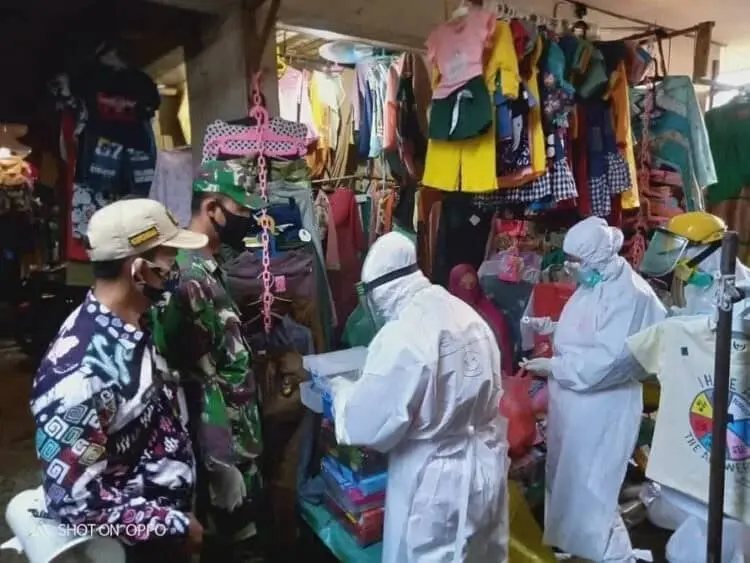 Takut Jarum Suntik, Sejumlah Pedagang Sempat Tolak Rapid Test