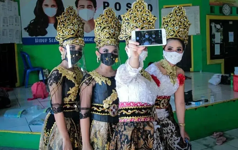 Sanggar Tari Terapkan Protokol Kesehatan