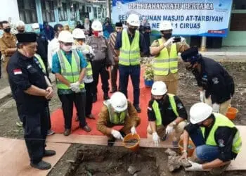 SMA Ciruas Serang Bangun Masjid 2 Lantai