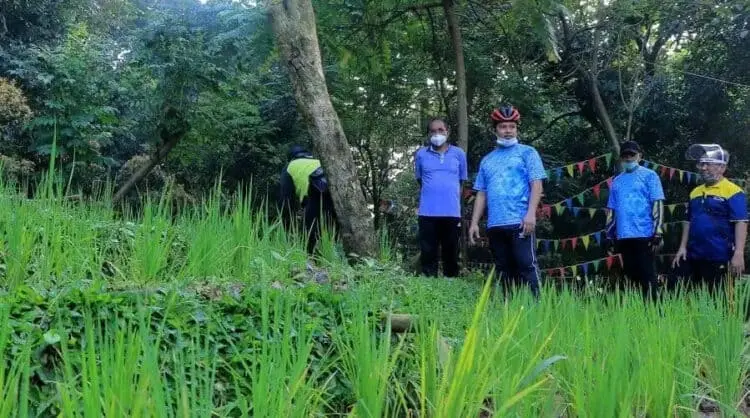Sambil Sepedaan, Walikota Arief Tinjau Hutan Kota