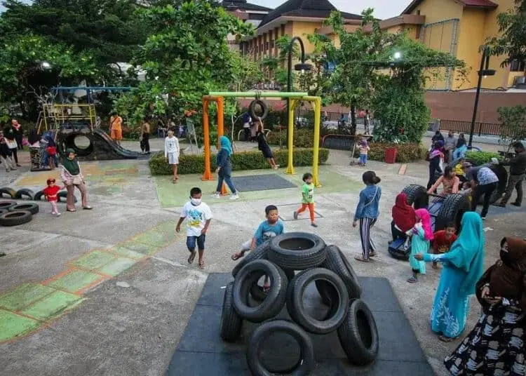Weekend di Taman Gajah Kota Tangeang