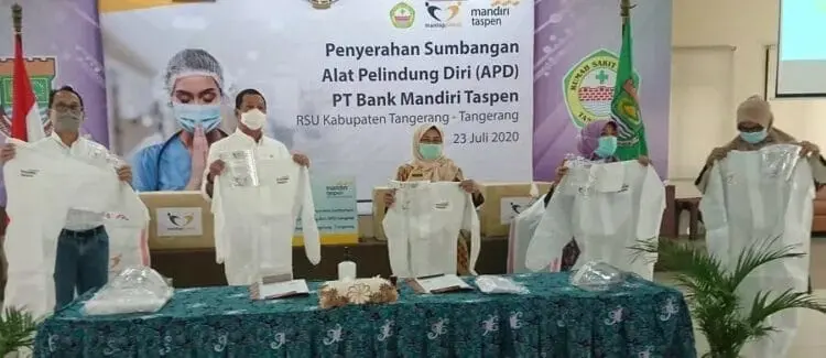 Dukung Nakes Tekan Penyebaran Covid-19, Bank Mantap Salurkan 300 APD